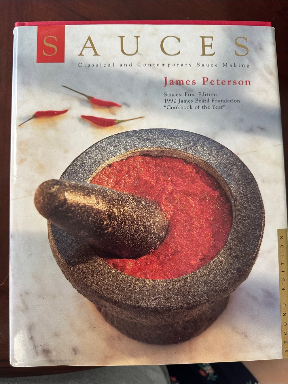 Sauces: Classic Sauce Recipes Cookbook by James Peterson — Red Cover